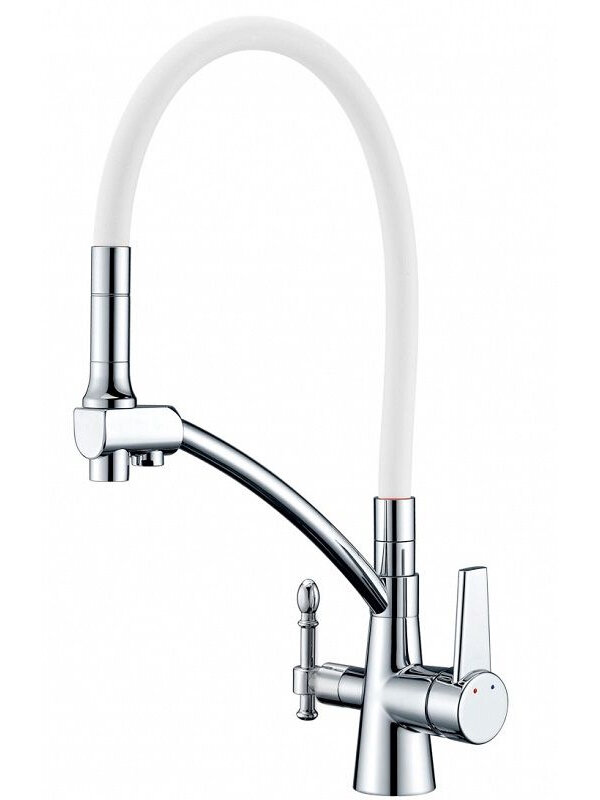 Изображение товара Загадочный двухканальный кухонный смеситель Zorg ZR 338-8 YF хром для фильтра воды