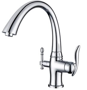 Изображение товара Смеситель кухонный Zorg Clean Water ZR 340 YF под фильтр хром 240 мм