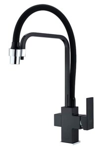 Изображение товара Смеситель Zorg Clean Water ZR 341-6 YF BLACK для кухни под фильтр