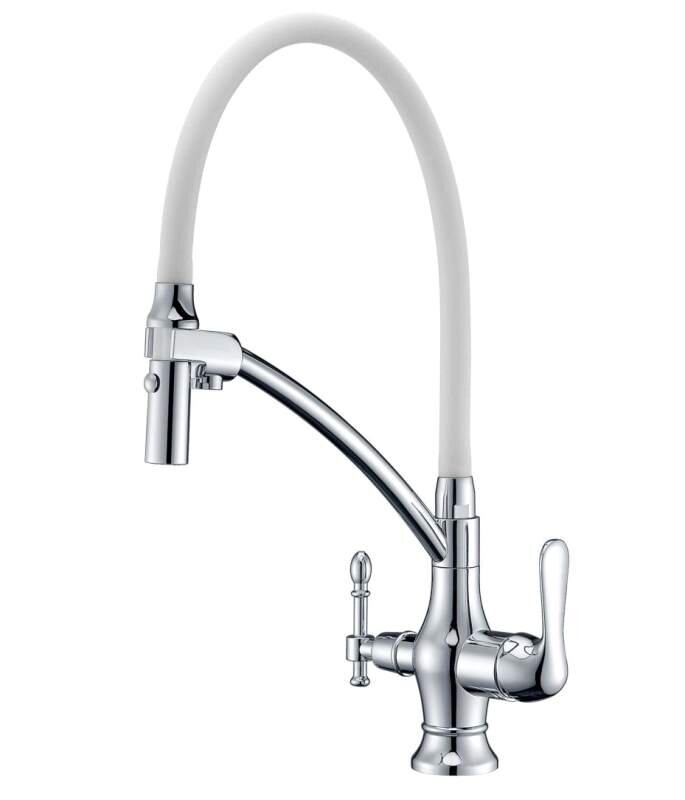 Изображение товара Смеситель Zorg Clean Water ZR 347-8 YF для кухни под фильтр, хром