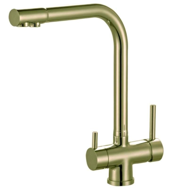 Изображение товара Смеситель для кухни Zorg ZR 348 YF BR бронза с двойным каналом