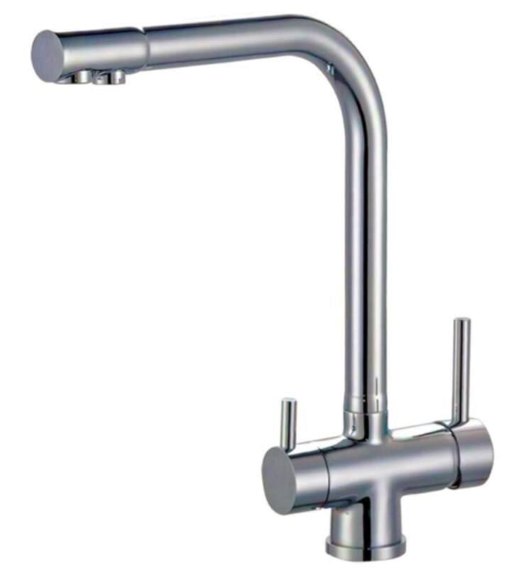 Изображение товара Смеситель Zorg Clean Water ZR 348 YF NICKEL для кухни под фильтр, никель