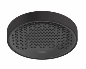 Изображение товара Верхний душ Hansgrohe Rainfinity 26228670, 25 х 25 см, 1 режим струи, без держателя, чёрный матовый