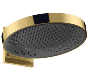Изображение товара Верхний душ Hansgrohe Rainfinity 26234990, 36 х 36 см, 3 режима струи, с держателем, золото
