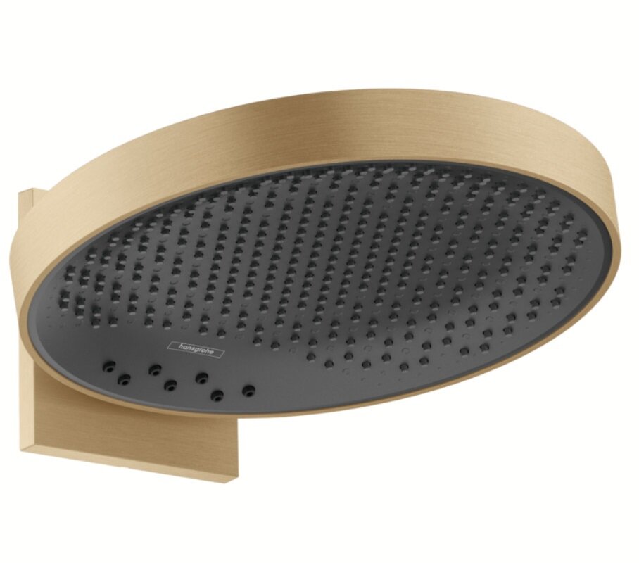 Изображение товара Верхний душ Hansgrohe Rainfinity 26234140, 36 х 36 см, 3 режима струи, с держателем, шлифованная бронза Изображение товара Верхний душ Hansgrohe Rainfinity 26234140, 36 х 36 см, 3 режима струи, с держателем, шлифованная бронза