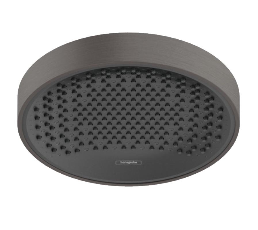 Изображение товара Верхний душ Hansgrohe Rainfinity 36 см черный хром с технологией PowderRain