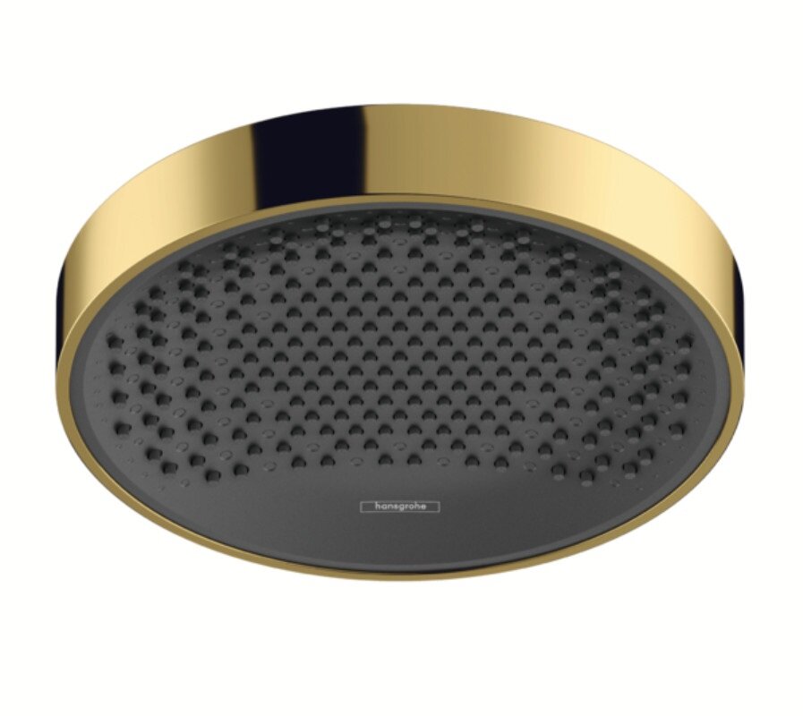 Изображение товара Верхний душ Hansgrohe Rainfinity 26231990, 36 х 36 см, 1 режим струи, без держателя, золото