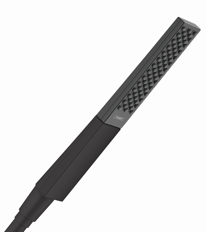 Изображение товара Ручной душ Hansgrohe Rainfinity 100 26866670, 1 тип струи, чёрный матовый Изображение товара Ручной душ Hansgrohe Rainfinity 100 26866670, 1 тип струи, чёрный матовый