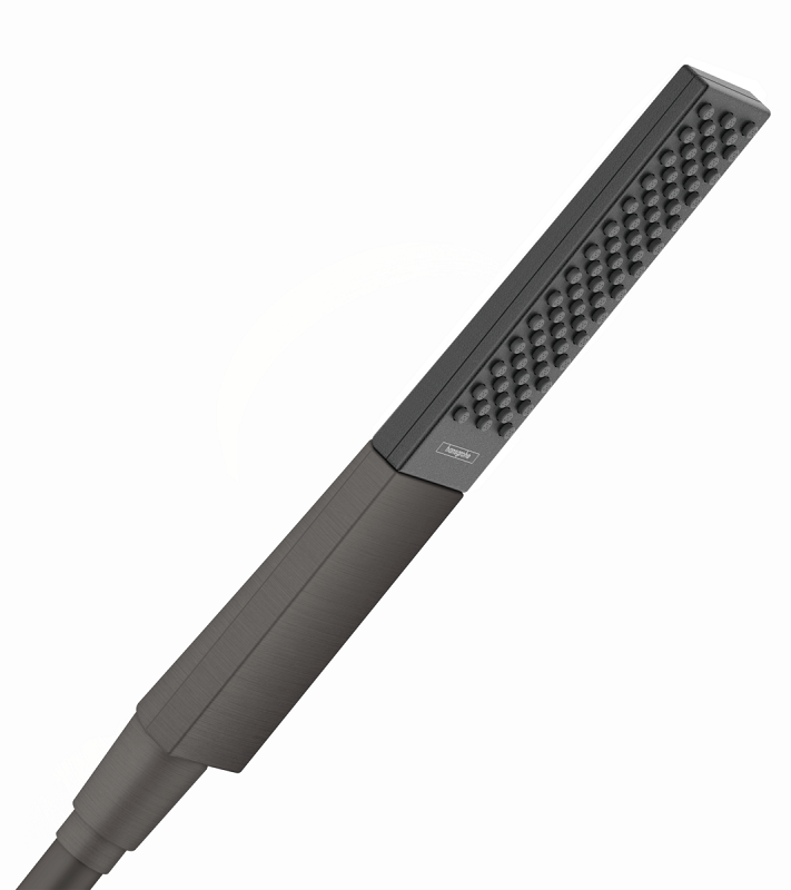 Изображение товара Ручной душ Hansgrohe Rainfinity 100 26866340, 1 тип струи, чёрный хром Изображение товара Ручной душ Hansgrohe Rainfinity 100 26866340, 1 тип струи, чёрный хром