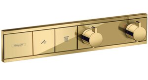 Изображение товара Смеситель для душа Hansgrohe RainSelect, 15380990, термостатический, золото