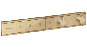 Изображение товара Смеситель для душа Hansgrohe RainSelect, 15382140, термостатический, бронза шлифованная