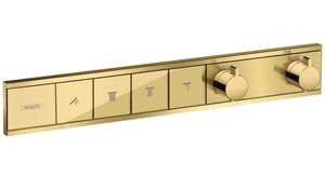 Изображение товара Смеситель для душа Hansgrohe RainSelect, 15382990, термостатический, золото