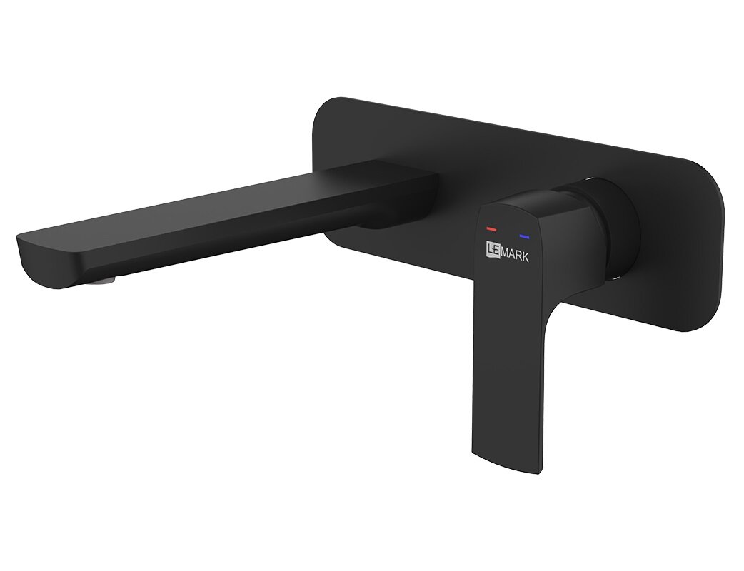 Изображение товара Смеситель Lemark Ursus LM7226BL для раковины черный встроенный 17.8 см