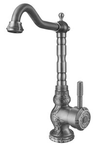 Изображение товара Смеситель для кухни Zorg Antic A 305K-SL винтажный антик серебро