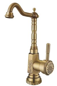 Изображение товара Смеситель Zorg Antic A 306K-BR для кухонной мойки, антик бронза, ретро стиль