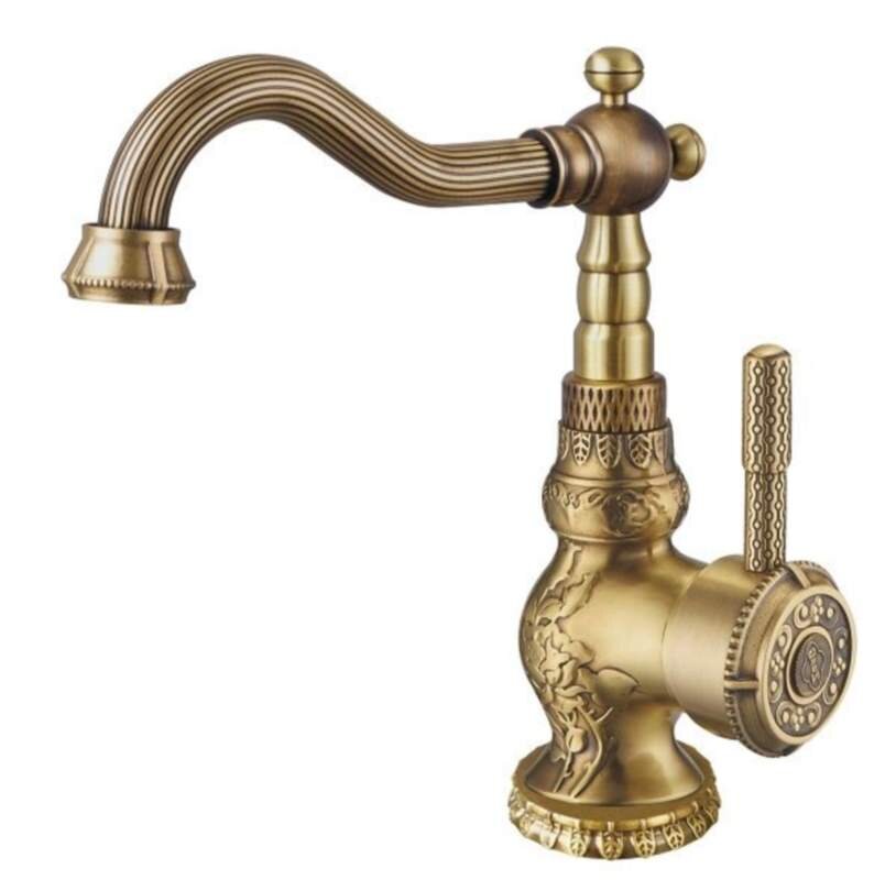 Изображение товара Смеситель Zorg Antic A 309U-BR для раковины винтаж бронза