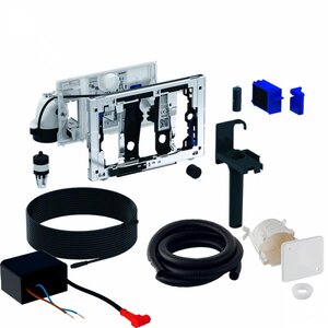 Изображение товара Модуль Geberit Sigma DuoFresh 115.050.BZ.1 с автоматическим пуском и приемником для палочек Geberit DuoFresh, для смывного бачка скрытого монтажа Sigma 12 см, с сетевым блоком, подрозетником и контейнером, серый антрацит