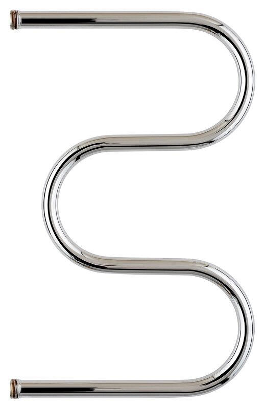 Изображение товара Водяной полотенцесушитель Стилье М-образный 60х40 см хром нерж сталь для ванной комнаты
