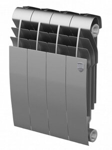 Изображение товара Биметаллический радиатор Royal Thermo BiLiner 350 Silver Satin - 4 секции