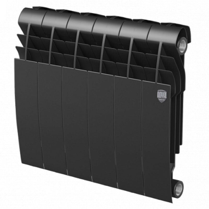 Изображение товара Биметаллический радиатор Royal Thermo BiLiner 350 Noir Sable 6 секций