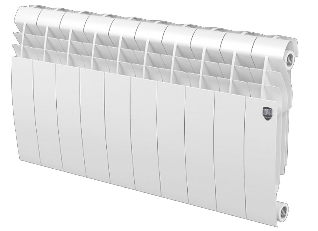 Изображение товара Биметаллический радиатор Royal Thermo BiLiner 350 Bianco Траффико 10 секций