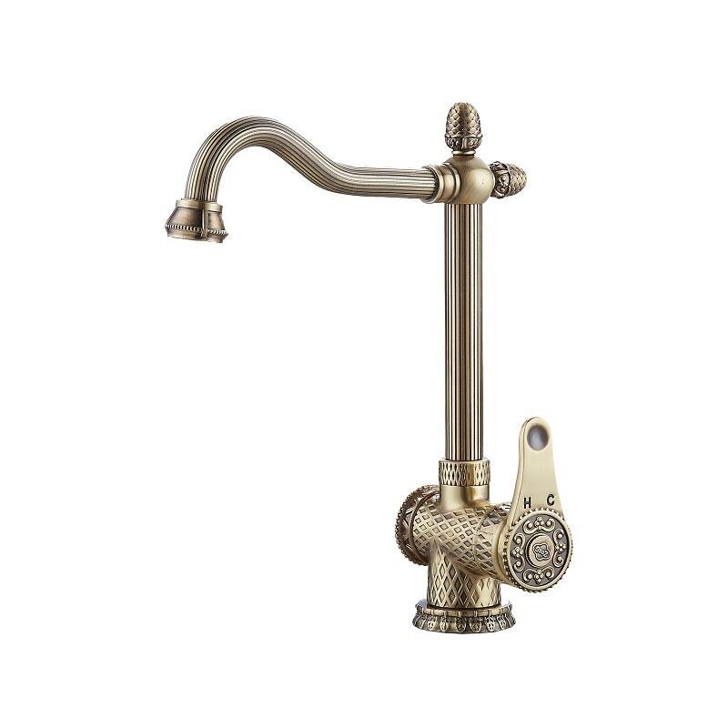 Изображение товара Смеситель Zorg Antic A 423 K-BR для кухонной мойки, античная бронза