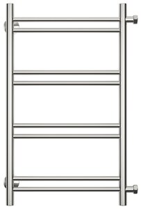 Изображение товара Полотенцесушитель водяной Стилье Версия-Б1 00611-6040, 3/4 дюйма накидные гайки, высота 60 см x ширина 40 см, боковое подключение 60 см, хром