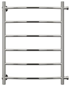 Изображение товара Полотенцесушитель водяной Стилье Версия-Б2 00612-6050, 3/4 дюйма накидные гайки, высота 60 см x ширина 50 см, хром