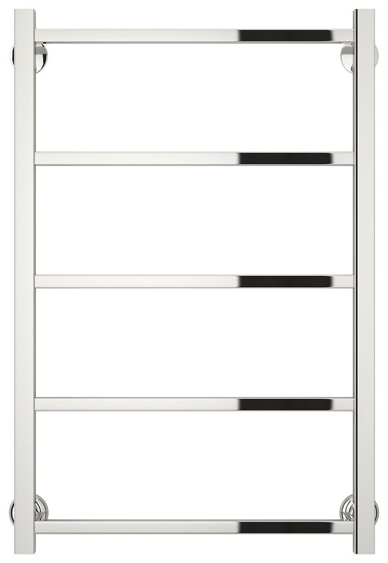 Изображение товара Полотенцесушитель водяной Стилье Версия-КH 00640-8050, 3/4 дюйма накидные гайки, высота 80 см x ширина 50 см, хром