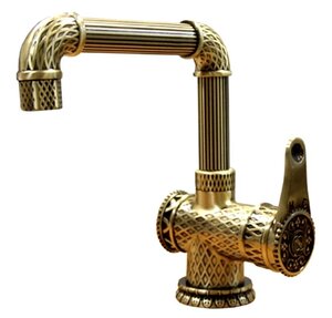 Изображение товара Смеситель Zorg Antic A 419 U-BR LOFT для раковины, античная бронза