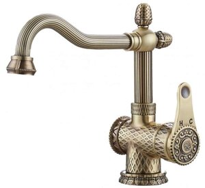 Изображение товара Смеситель Zorg Antic A 424U-BR для раковины, античная бронза
