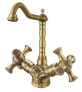 Изображение товара Смеситель Zorg Antic A 7005K-BR для кухонной мойки, античная бронза