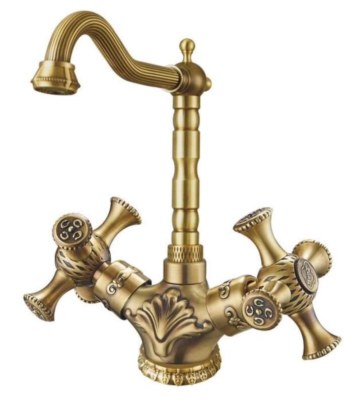 Изображение товара Смеситель Zorg Antic A 7005K-BR для кухонной мойки, античная бронза