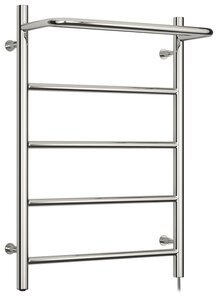 Изображение товара Полотенцесушитель электрический Стилье Формат 30 ТП/ТЛ 00530-6040/00531-6040, с полкой, высота 60 см x ширина 40 см, хром