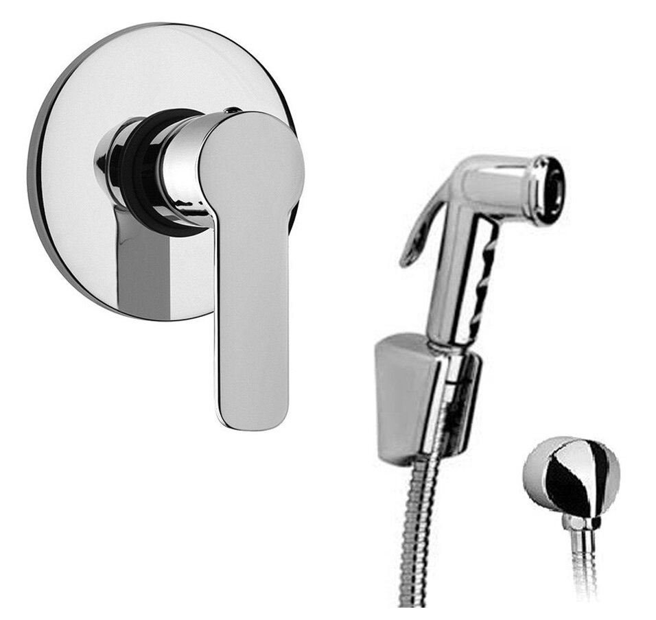 Изображение товара Гигиенический душ Paini Arona, ARCR690/574, со смесителем, хром