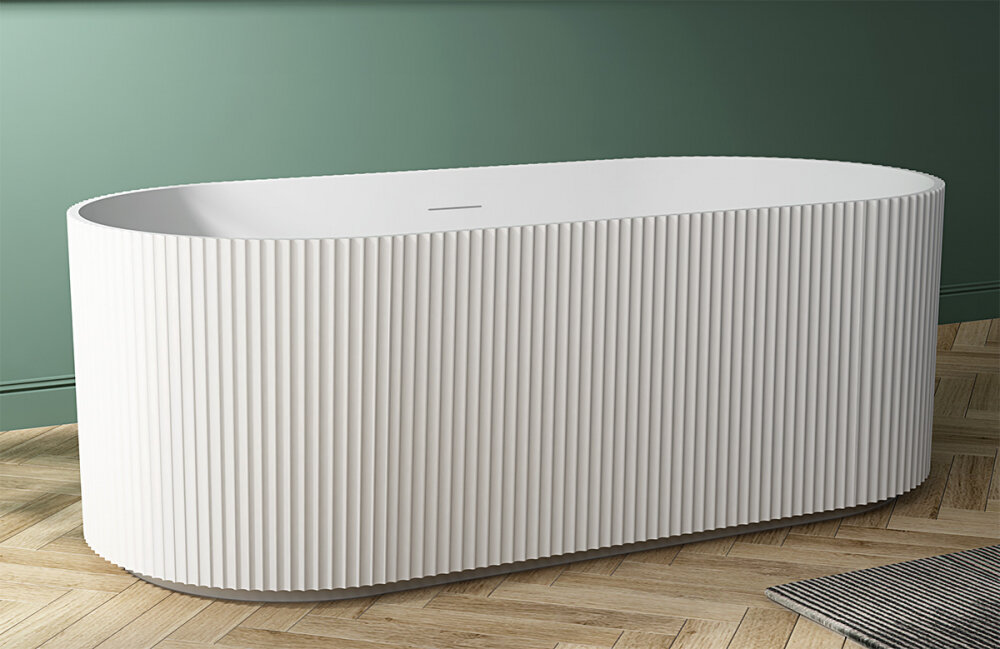 Изображение товара Акриловая ванна Abber AB9325-1.7 170x80 см овальная, белая, отдельностоящая