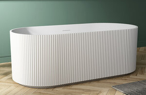 Изображение товара Акриловая ванна Abber AB9325-1.7 170x80 см овальная, белая, отдельностоящая