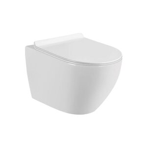 Изображение товара Подвесной безободковый унитаз Caprigo Modern V-1003 Vittoria УK043712, крышка микролифт