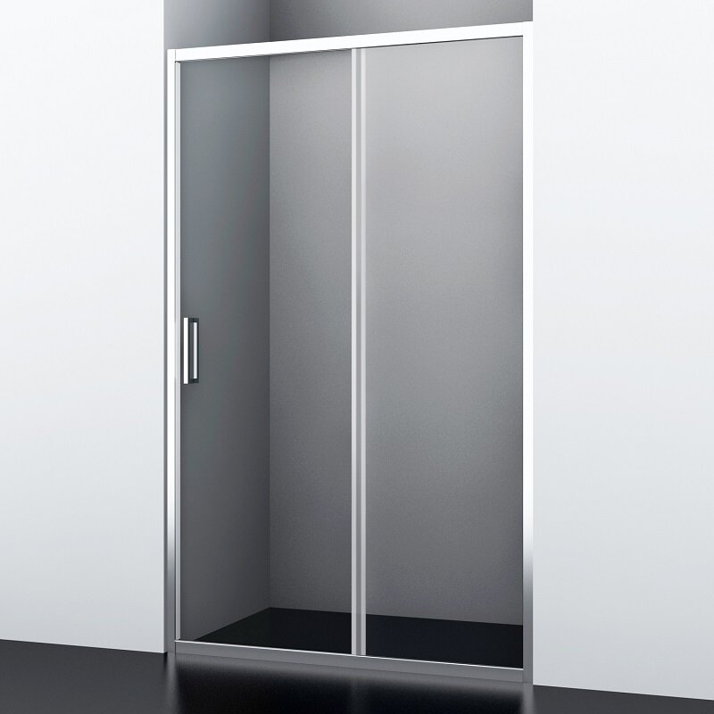 Изображение товара Душевая дверь WasserKRAFT 41S13 110x200 см раздвижная стекло серебристый