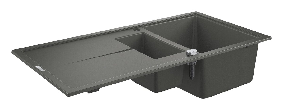 Изображение товара Мойка кухонная из искусственного гранита Grohe K400 100x50 см с донным клапаном