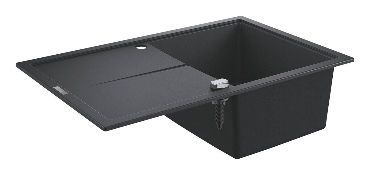 Изображение товара Кухонная мойка из искусственного гранита Grohe K400, 78x50 см, черный матовый