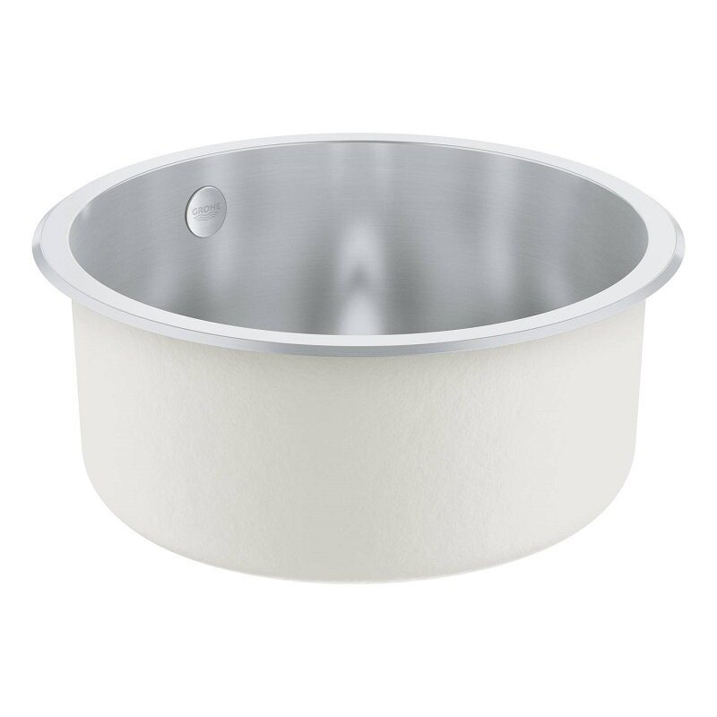 Изображение товара Мойка кухонная из нержавеющей стали Grohe K200 Sink 31720SD0 с корзинчатым фильтром и сливным гарнитуром, нержавеющая сталь