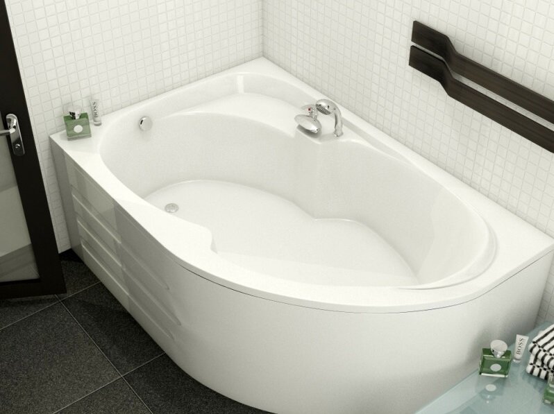 Изображение товара Relisan Sofi 160 x 100 см - акриловая ванна, белая, асимметричная Изображение товара Relisan Sofi 160 x 100 см - акриловая ванна, белая, асимметричная