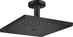 Изображение товара Верхний душ Hansgrohe Raindance Е Air, 26250670, 30 х 30 см, 1 режим струи, с держателем, матовый черный
