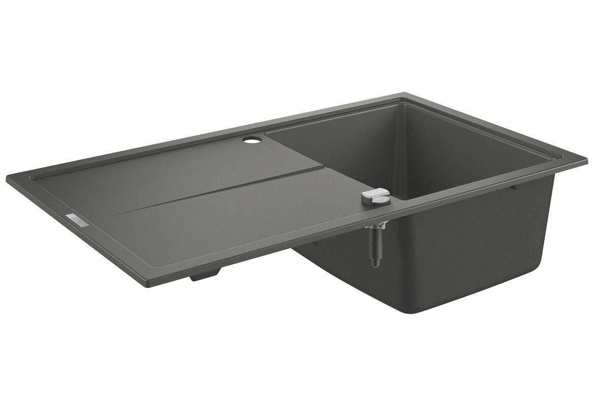 Изображение товара Кухонная мойка из искусственного гранита Grohe K400 86x50 см с донным клапаном Изображение товара Кухонная мойка из искусственного гранита Grohe K400 86x50 см с донным клапаном