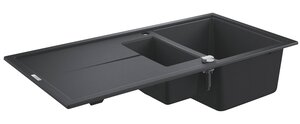 Изображение товара Мойка кухонная из искусственного гранита Grohe K400, черный