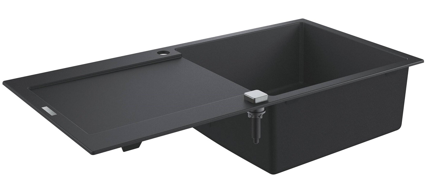 Изображение товара Кухонная мойка из искусственного гранита Grohe K500 100x50 см черный матовый