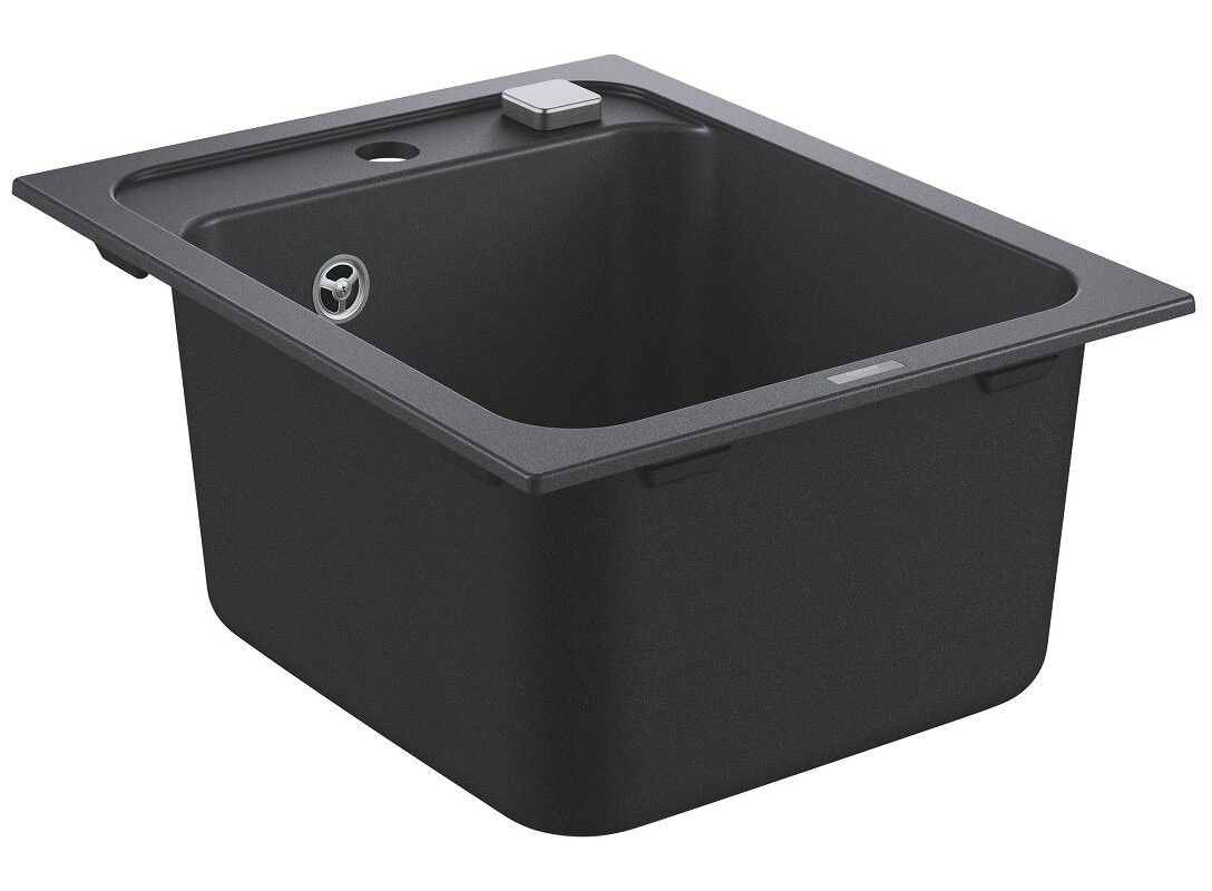 Изображение товара Кухонная мойка из искусственного гранита Grohe K700 31650AP0 40x50 см черный матовый Изображение товара Кухонная мойка из искусственного гранита Grohe K700 31650AP0 40x50 см черный матовый