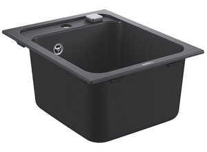 Изображение товара Кухонная мойка из искусственного гранита Grohe K700 31650AP0 40x50 см черный матовый