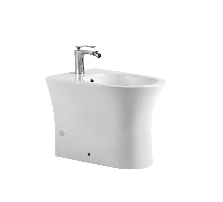 Изображение товара Напольное биде Agger с переливом белое модель AT01300